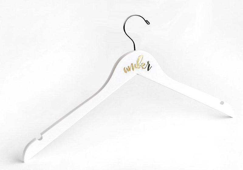Personalized Bridesmaid Hanger - The Persnickety Bride