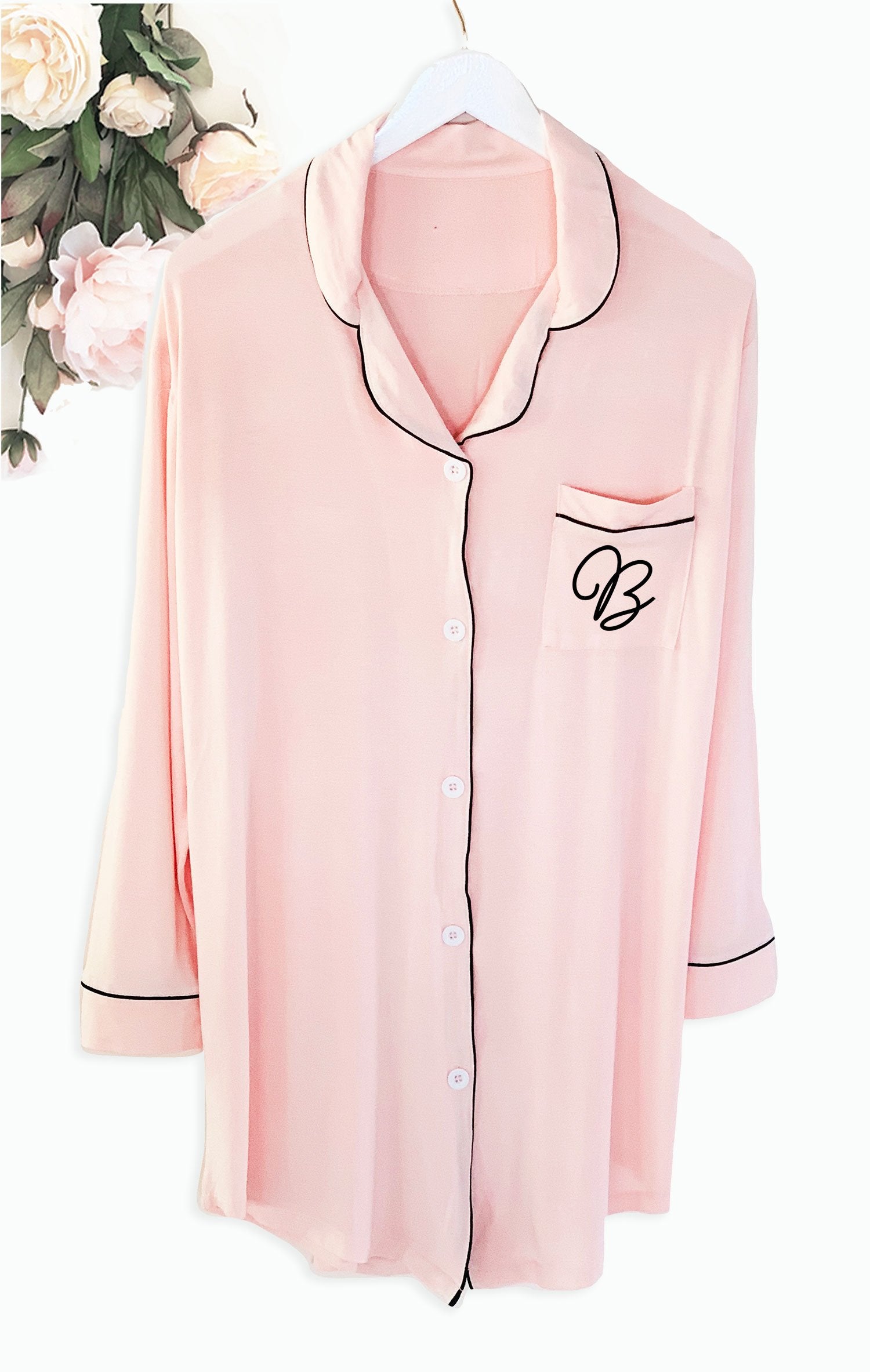 Monogram Sleep Shirt - The Persnickety Bride