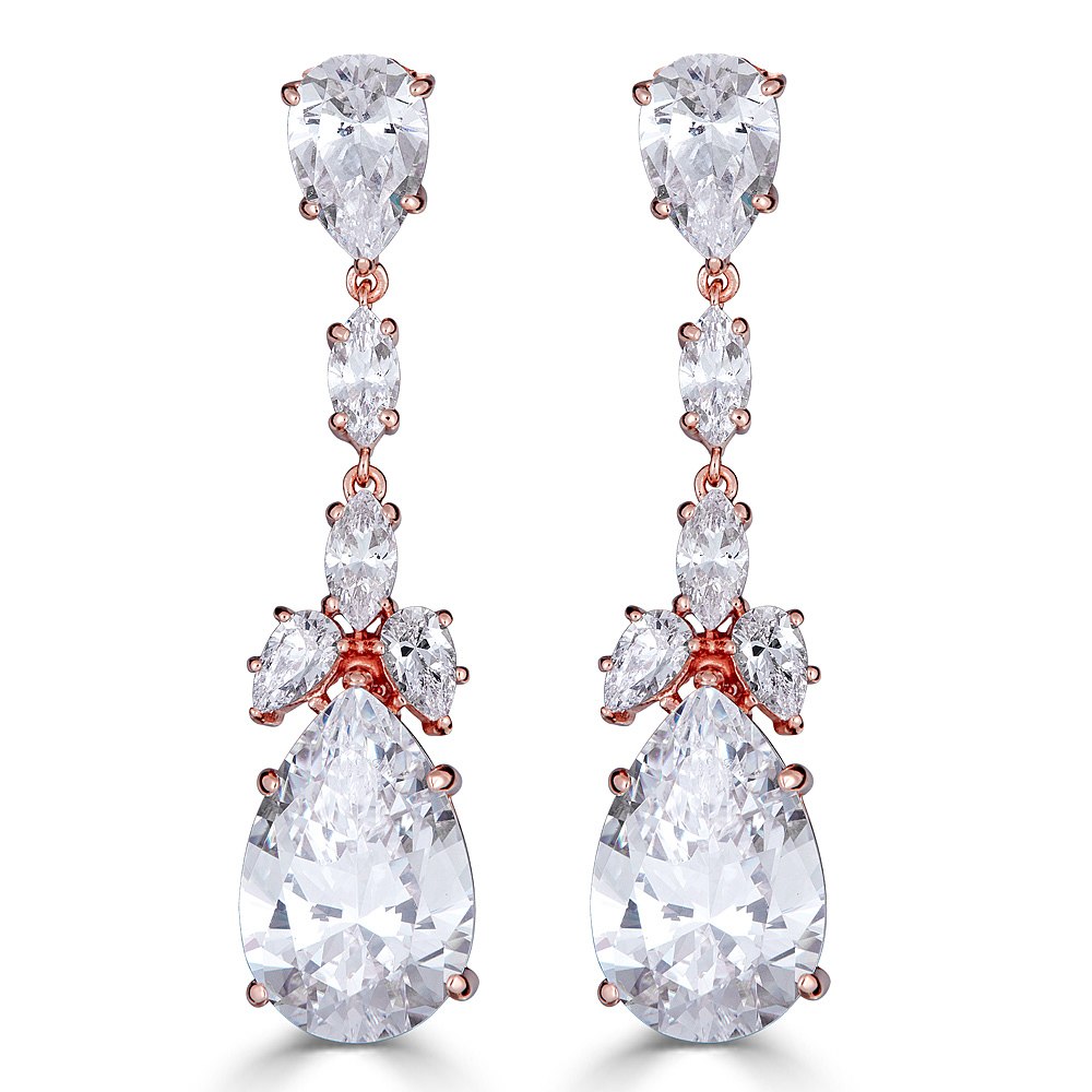 Liz Long Drop Earrings