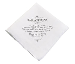 To Grandpa Handkerchief - The Persnickety Bride