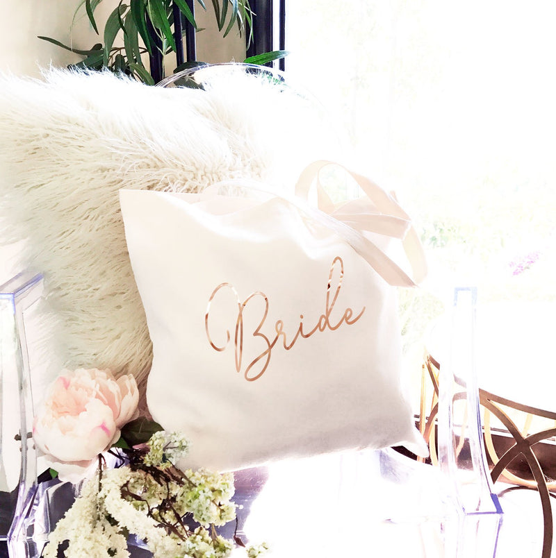Bridal Party Canvas Totes - The Persnickety Bride