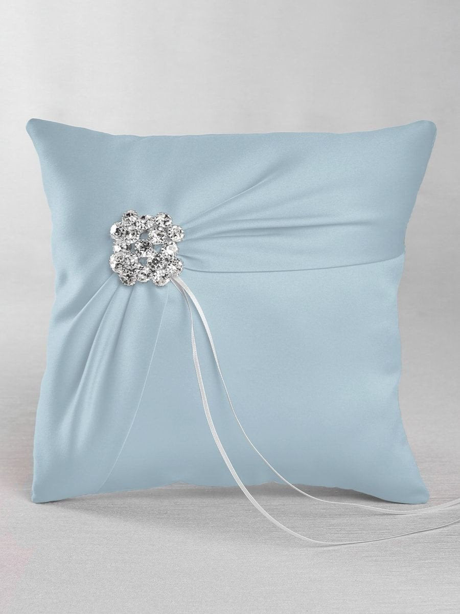 Garbo in Satin Ring Pillow - The Persnickety Bride