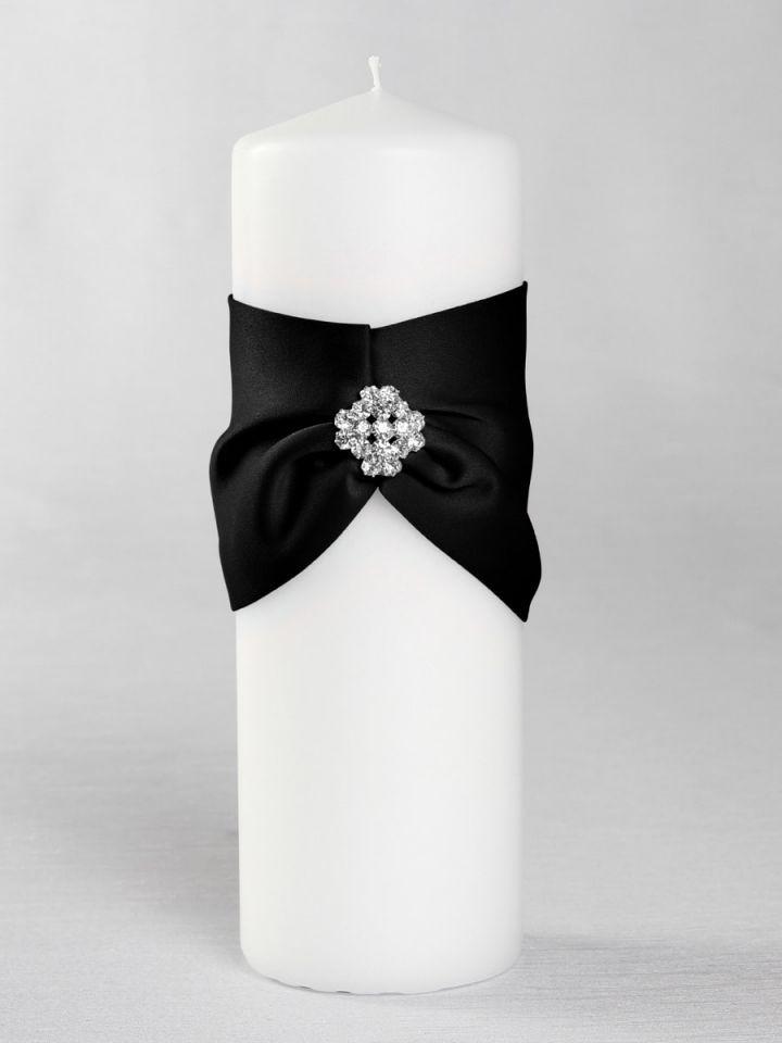Garbo in Satin Unity Candle - The Persnickety Bride