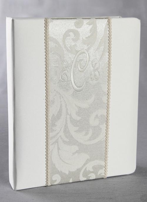 Brocade Monogram Memory Book - The Persnickety Bride
