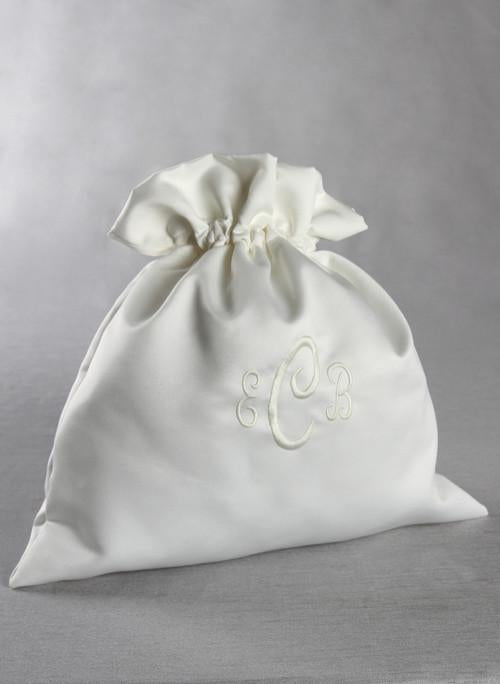 Embroidered Monogram Money Bag - The Persnickety Bride