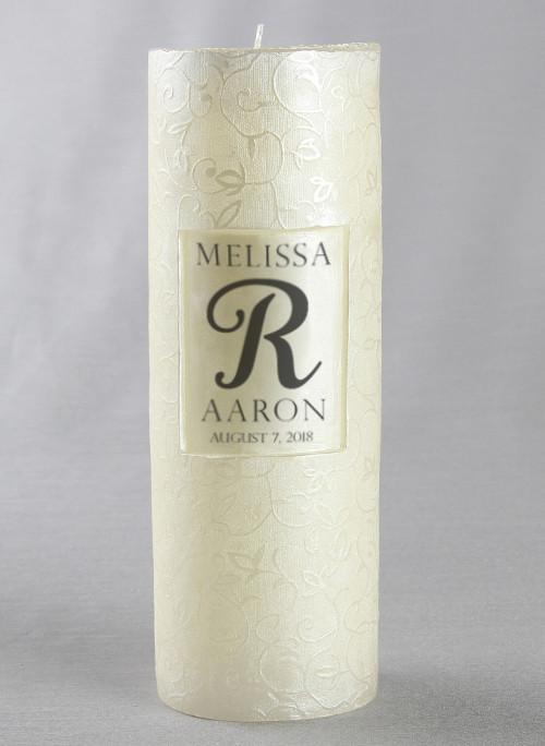 Personalized Scroll Candle - The Persnickety Bride