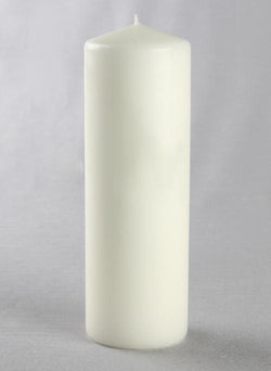 Plain Candle Pillar - The Persnickety Bride