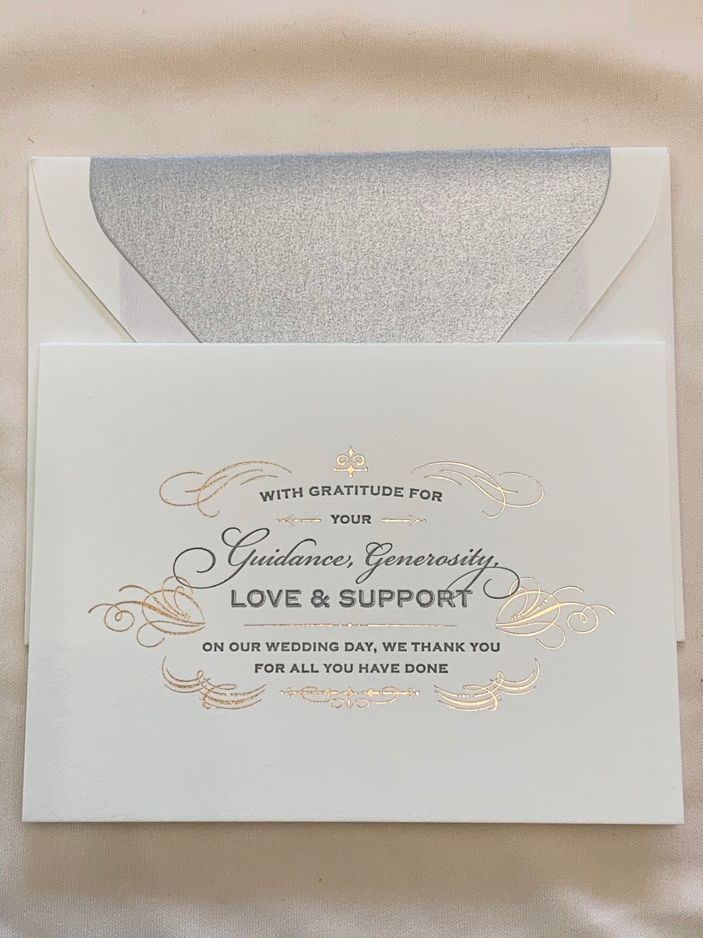 With Gratitude Greeting Card - The Persnickety Bride