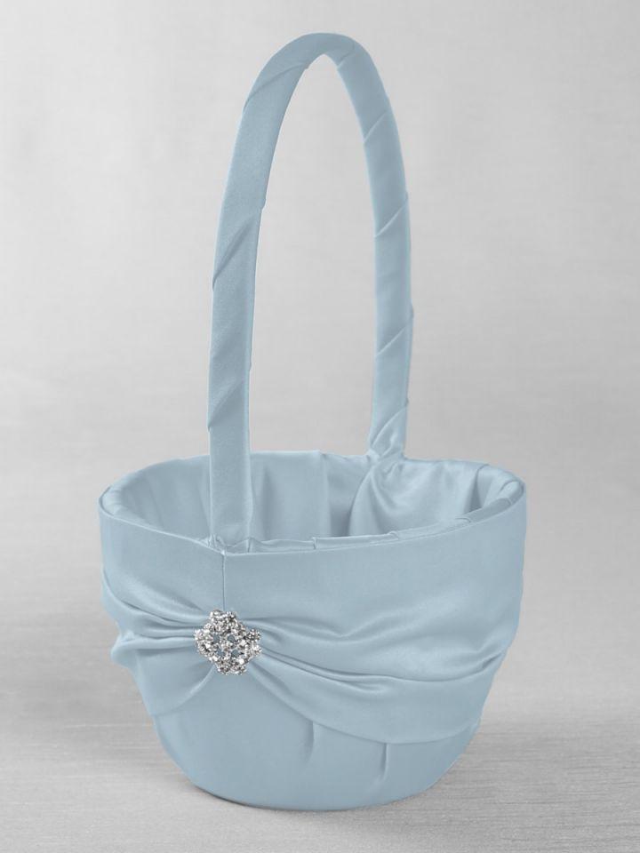Garbo in Satin Flower Basket - The Persnickety Bride