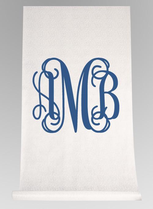 Monogram Aisle Runner - The Persnickety Bride