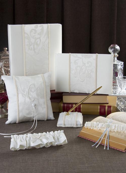 Brocade Monogram Memory Book - The Persnickety Bride
