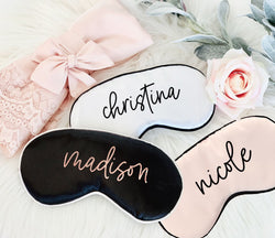 Personalized Sleeping Mask - The Persnickety Bride