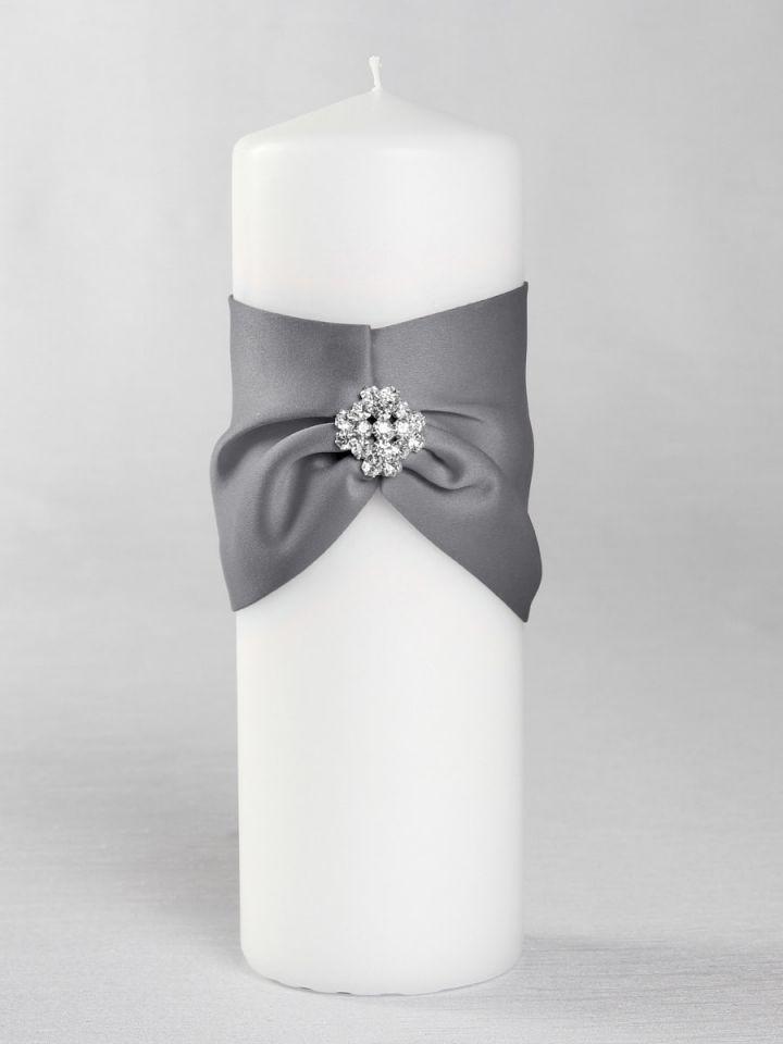 Garbo in Satin Unity Candle - The Persnickety Bride