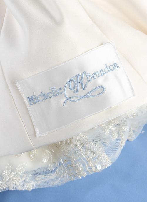 First Names and Single Initial Dress Label - The Persnickety Bride